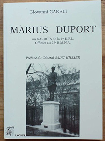 Marius Duport: un Gardois de la 1re DFL, officier au 22e BMNA