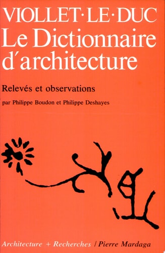 Le dictionnaire d'architecture