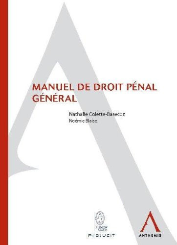 Manuel de droit pénal général