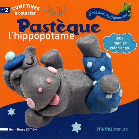 Pastèque l'hippopotame Jeux, imagier, coloriages