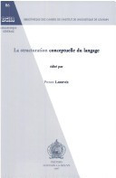 La structuration conceptuelle du langage