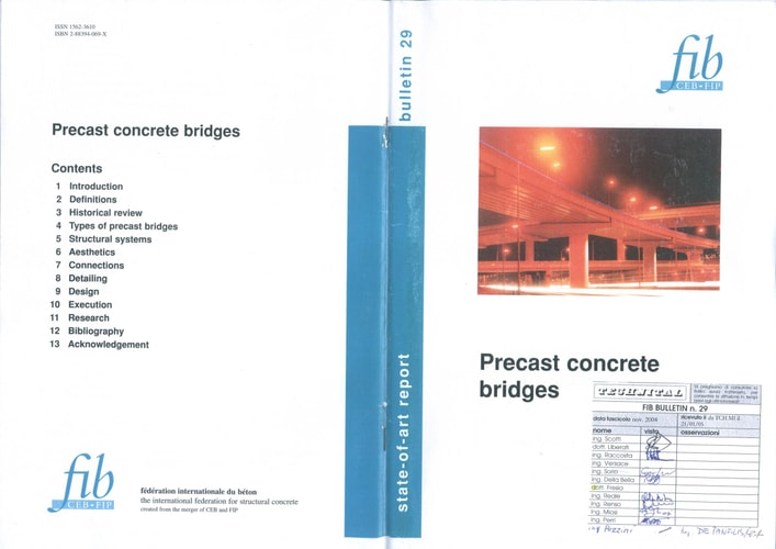 Precast Concrete Bridges State-of-the-art report