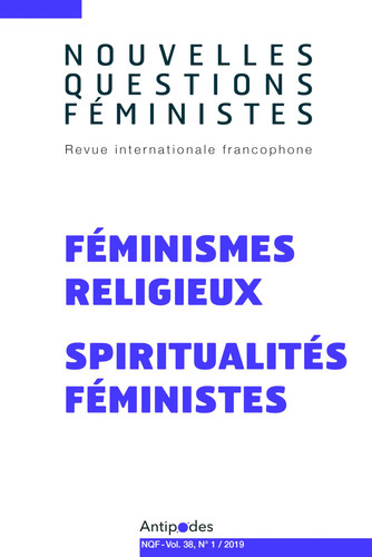 Nouvelles Questions Féministes, vol. 38-n°1/2019