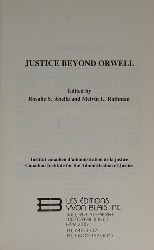 Justice Beyond Orwell