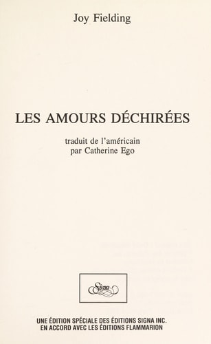 Les amours déchirées