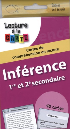 Lecture à la carte - cartes de compréhension en lecture