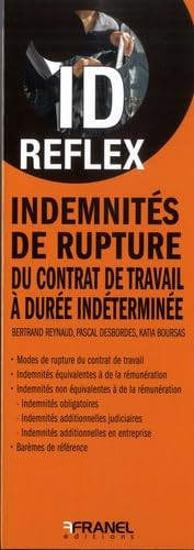 Indemnités de rupture du contrat de travail à durée indéterminée