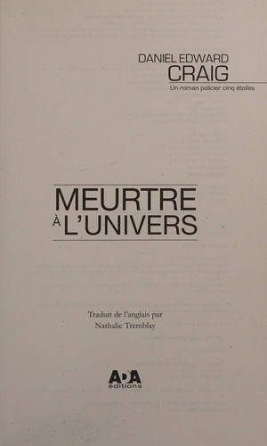 Meurtre à L'Univers