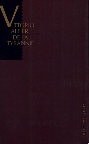 De la tyrannie