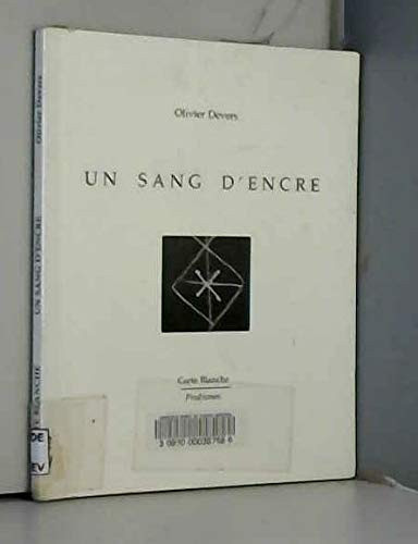 Un sang d'encre