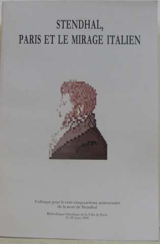 Stendhal, Paris et le mirage italien