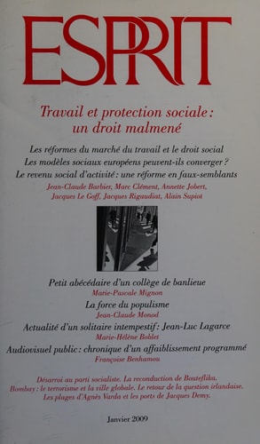 Travail et protection sociale un droit malmené