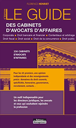Le guide des cabinets d'avocats d'affaires