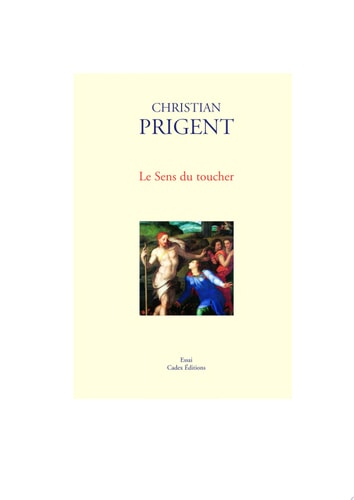 Le sens du toucher poésie et peinture