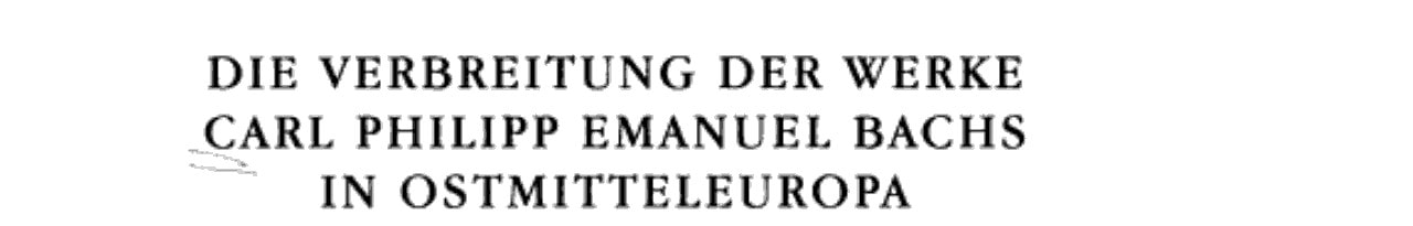 Die Verbreitung der Werke Carl Philipp Emanuel Bachs in Ostmitteleuropa im 18. und 19. Jahrhundert Bericht über das internationale Symposium (Teil 2) vom 12. bis 16. März 1998 in Frankfurt (Oder), Żagań und Zielona Góra im Rahmen der 33. Frankfurter Festtage der Musik und der VII. Internationalen Musik-Begegnungen "Ost-West" Zielona Góra