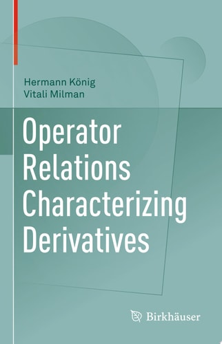 Operator Relations Characterizing Derivatives