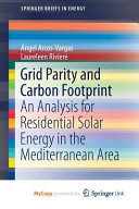 Grid Parity and Carbon Footprint An Analysis for Residential Solar Energy in the Mediterranean Area