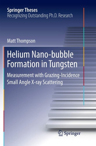 Helium Nano-bubble Formation in Tungsten Measurement with Grazing-Incidence Small Angle X-ray Scattering