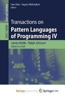 Transactions on Pattern Languages of Programming IV
