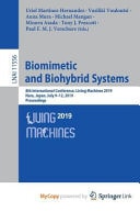 Biomimetic and Biohybrid Systems - 8th International Conference, Living Machines 2019, Nara, Japan, July 9-12, 2019, Proceedings