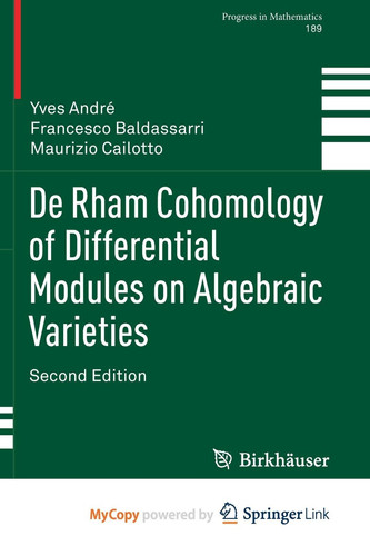 De Rham Cohomology of Differential Modules on Algebraic Varieties