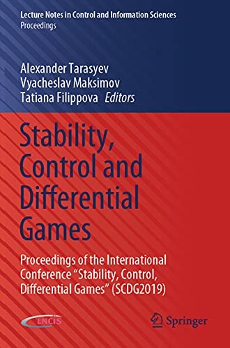Stability, Control and Differential Games Proceedings of the International Conference “Stability, Control, Differential Games” (SCDG2019)