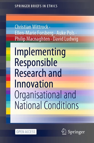 Implementing Responsible Research and Innovation Organisational and National Conditions