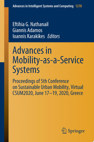 Advances in Mobility-as-a-Service Systems