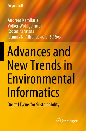 Advances and New Trends in Environmental Informatics Digital Twins for Sustainability