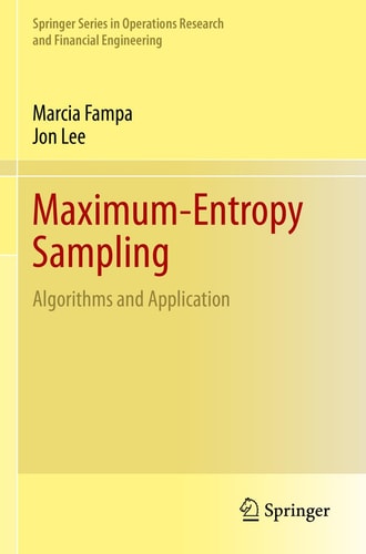 Maximum-Entropy Sampling Algorithms and Application