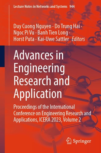 Advances in Engineering Research and Application Proceedings of the International Conference on Engineering Research and Applications, ICERA 2023, Volume 2