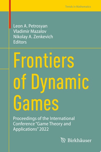 Frontiers of Dynamic Games