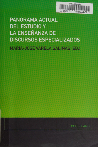 Panorama actual del estudio y la enseñanza de discursos especializados