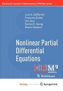 Nonlinear Partial Differential Equations