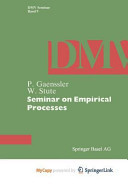 Seminar on Empirical Processes