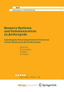Sensory Systems and Communication in Arthropods Including the First Comprehensive Collection of Contributions by Soviet Scientists