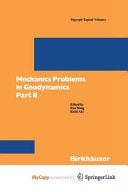 Mechanics Problems in Geodynamics Part II Part II