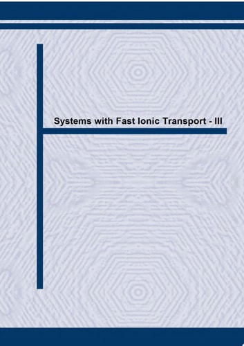 Systems with Fast Ionic Transport - III