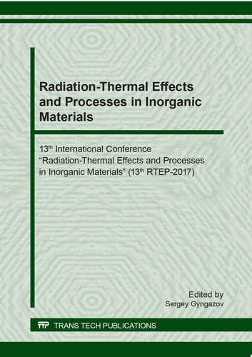 Radiation-Thermal Effects and Processes in Inorganic Materials