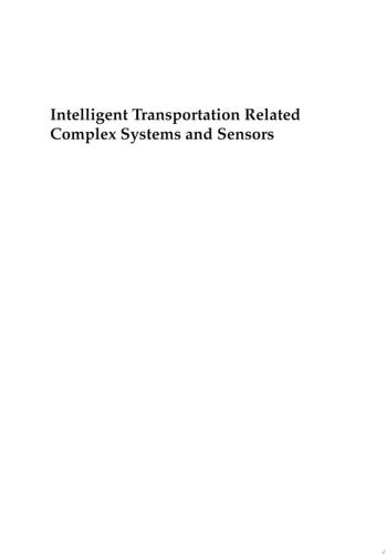 Intelligent Transportation Related Complex Systems and Sensors