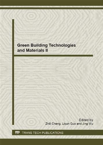 Green Building Technologies and Materials II