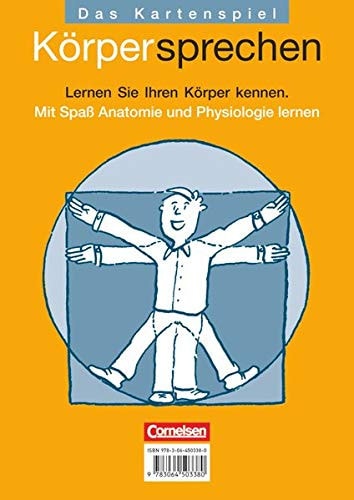 Körpersprechen das Kartenspiel ; Lernen sie ihren Körper kennen ; mit Spaß Anatomie und Physiologie lernen