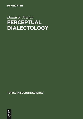 Perceptual Dialectology Nonlinguists' Views of Areal Linguistics