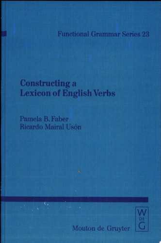 Constructing a Lexicon of English Verbs