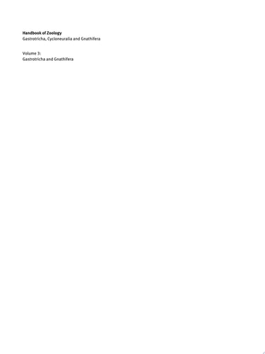 Gastrotricha and Gnathifera