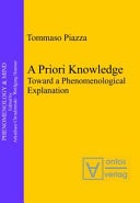 A Priori Knowledge Toward a Phenomenological Explanation