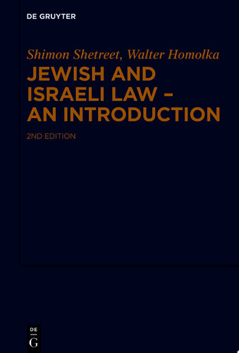 Jewish and Israeli Law - An Introduction