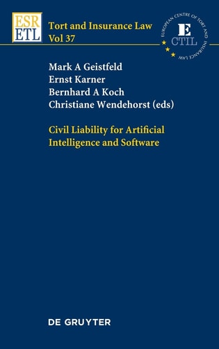 Civil Liability for Artificial Intelligence and Software
