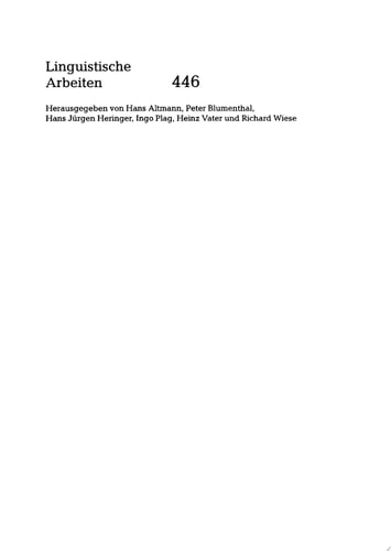 Zur Verbmorphologie germanischer Sprachen
