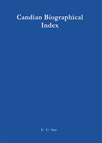 Canadian Biographical Index